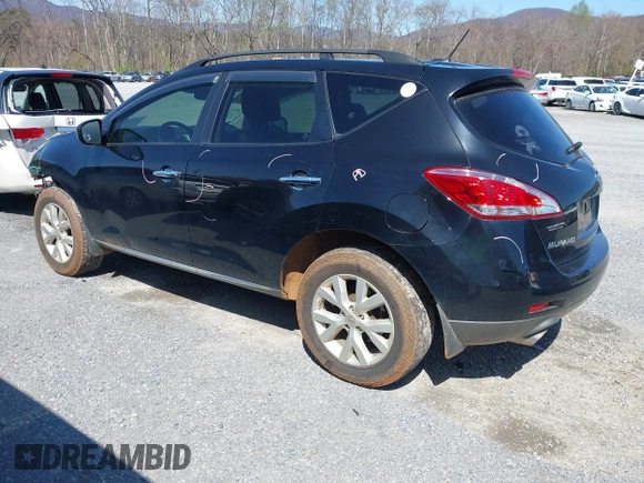 2014 Nissan Murano S with VIN JN8AZ1MW2EW510180, listed as a IAAI auction lot 41930346 with 155,754 mi miles and . Bid and sale history available at DreamBid. Image 3.