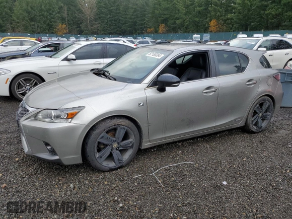 2017 Lexus CT with VIN JTHKD5BH2H2286719, listed as a Copart auction lot 82180384 with 118,685 mi miles and Salvage Title. Bid and sale history available at carsss.com. Image 1.