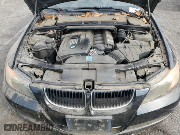 2008 BMW 3 Series 328i with VIN WBAVA37518NL50982, listed as a Copart auction lot 80263354 with 103,352 mi miles and Salvage Title. Bid and sale history available at DreamBid. Image 11.