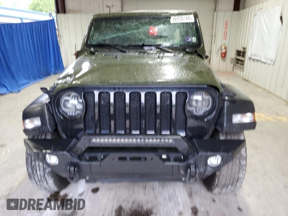 2022 Jeep Wrangler Unlimited Sport S with VIN 1C4HJXDN2NW132471, listed as a Copart auction lot 72798144 with 39,106 mi miles and Non Repairable. Bid and sale history available at carsss.com. Image 5.