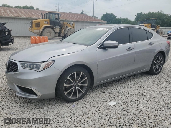 2018 Acura TLX with VIN 19UUB2F35JA008844, listed as a Copart auction lot 61119385 with 56,797 mi miles and Salvage title. Bid and sale history available at DreamBid. Image 1.