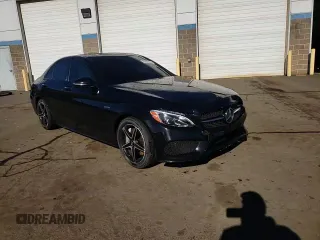 2017 Mercedes-Benz C 43 AMG with VIN 55SWF6EB3HU223800, listed as a Copart auction lot 42939435 with 102,460 mi miles and Salvage Title. Bid and sale history available at DreamBid. Image 13.