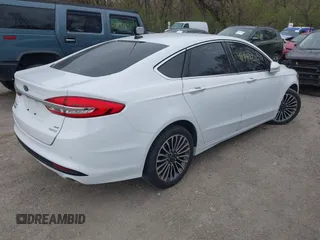 2018 Ford Fusion SE with VIN 3FA6P0HD6JR175468, listed as a IAAI auction lot 41989293 with 107,273 mi miles. Bid and sale history available at carsss.com. Image 4.