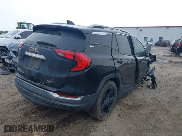 2020 GMC Terrain SLT with VIN 3GKALVEV0LL277756, listed as a IAAI auction lot 41853513 with 63,502 mi miles. Bid and sale history available at carsss.com. Image 4.