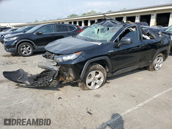 2021 Toyota RAV4 Hybrid LE with VIN 4T3L6RFVXMU028179, listed as a Copart auction lot 54845915 with 77,790 mi miles and Salvage title. Bid and sale history available at DreamBid. Image 1.