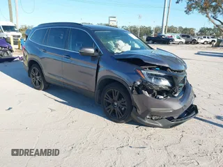 2022 Honda Pilot Special Edition with VIN 5FNYF5H25NB035016, listed as a IAAI auction lot 41248194 with 30,039 mi miles and . Bid and sale history available at carsss.com. Image 1.