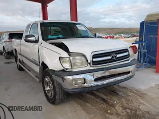 2002 Toyota Tundra SR5 with VIN 5TBRN34102S253745, listed as a IAAI auction lot 41904563 with 190,744 mi miles and . Bid and sale history available at DreamBid. Image 1.