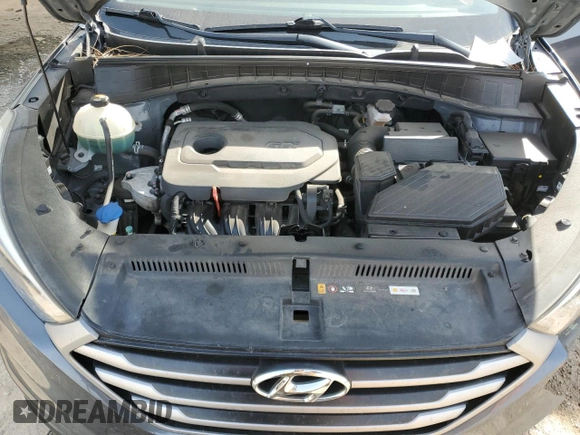2018 Hyundai Tucson Sport with VIN KM8J33AL0JU802026, listed as a Copart auction lot 45869445 with 124,669 mi miles and Salvage Title. Bid and sale history available at carsss.com. Image 14.