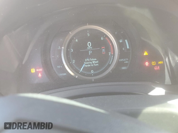 2016 Lexus IS 200t with VIN JTHBA1D26G5007148, listed as a Copart auction lot 50635665 with 105,371 mi miles and Salvage Title. Bid and sale history available at DreamBid. Image 9.
