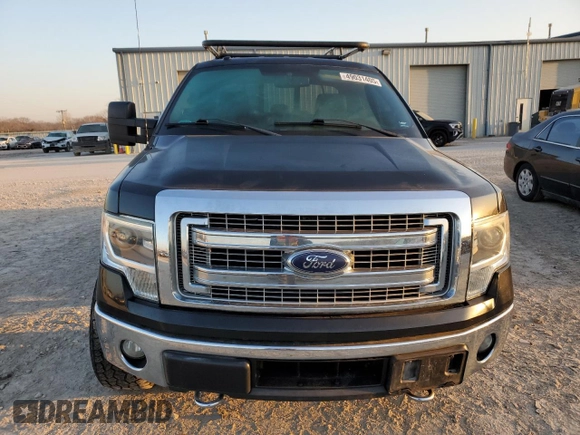 2014 Ford F-150 XL with VIN 1FTFX1ET8EFB53440, listed as a Copart auction lot 49031405 with 156,696 mi miles and Salvage Title. Bid and sale history available at carsss.com. Image 5.