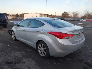 2013 Hyundai Elantra Limited with VIN 5NPDH4AE8DH240093, listed as a IAAI auction lot 41134057 with 131,567 mi miles and . Bid and sale history available at DreamBid. Image 3.