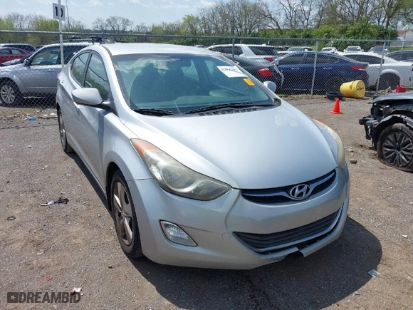 2013 Hyundai Elantra GLS with VIN 5NPDH4AE1DH419091, listed as a IAAI auction lot 42018882 with 170,960 mi miles. Bid and sale history available at carsss.com. Image 1.