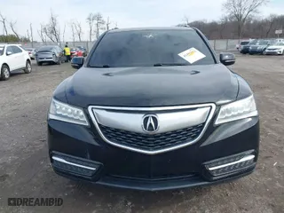 2015 Acura MDX Tech Pkg with VIN 5FRYD4H48FB009138, listed as a IAAI auction lot 41497082 with 124,837 mi miles. Bid and sale history available at carsss.com. Image 12.