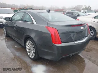 2015 Cadillac ATS Coupe Standard RWD with VIN 1G6AA1RX4F0118099, listed as a IAAI auction lot 41452251 with 163,432 mi miles. Bid and sale history available at carsss.com. Image 3.