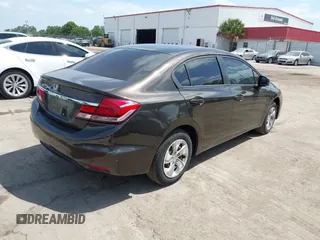 2013 Honda Civic LX with VIN 2HGFB2F54DH511717, listed as a IAAI auction lot 42116495 with 112,898 mi miles and . Bid and sale history available at DreamBid. Image 4.
