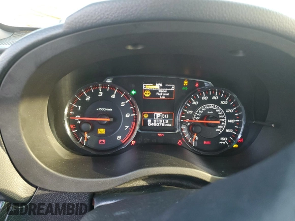 2018 Subaru WRX Premium with VIN JF1VA1C61J8829211, listed as a Copart auction lot 73925764 with 46,078 mi miles and Salvage Title. Bid and sale history available at carsss.com. Image 9.