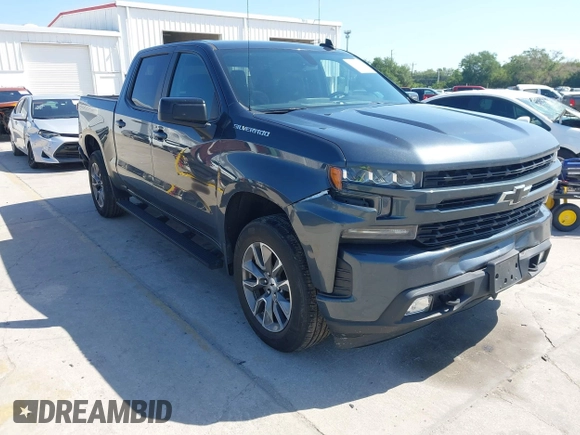 2021 Chevrolet Silverado 1500 RST with VIN 1GCPYEEK3MZ386123, listed as a IAAI auction lot 42020558 with 79,269 mi miles and . Bid and sale history available at DreamBid. Image 1.