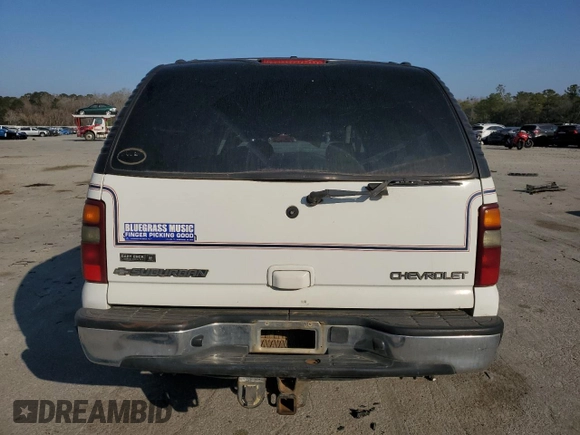 2002 Chevrolet Suburban LS with VIN 1GNFK16Z02J206522, listed as a Copart auction lot 44322465 with 0 mi miles and Salvage Title. Bid and sale history available at carsss.com. Image 6.