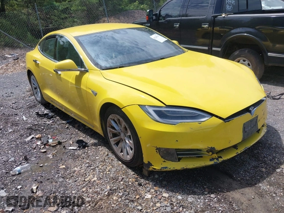 2016 Tesla Model S 70 kWh Battery with VIN 5YJSA1E14GF141579, listed as a IAAI auction lot 42209119 with 105,947 mi miles and . Bid and sale history available at carsss.com. Image 1.