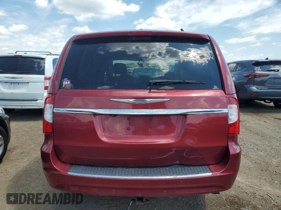 2014 Chrysler Town & Country Touring L with VIN 2C4RC1CG9ER364590, listed as a Copart auction lot 55161915 with Not Provided miles and Clean Title. Bid and sale history available at DreamBid. Image 6.