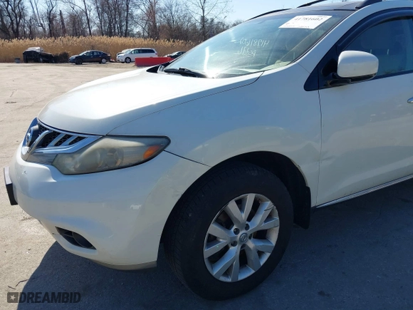 2011 Nissan Murano SV with VIN JN8AZ1MW1BW186845, listed as a IAAI auction lot 41781602 with 200,547 mi miles. Bid and sale history available at carsss.com. Image 6.
