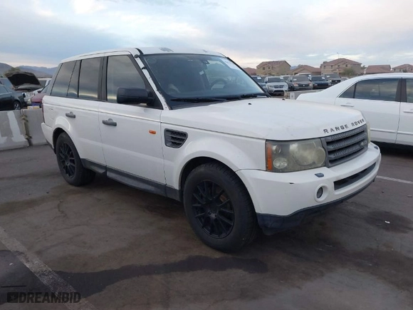 2008 Land Rover Range Rover Sport HSE with VIN SALSK254X8A151615, listed as a IAAI auction lot 41075710 with 225,440 mi miles. Bid and sale history available at carsss.com. Image 1.