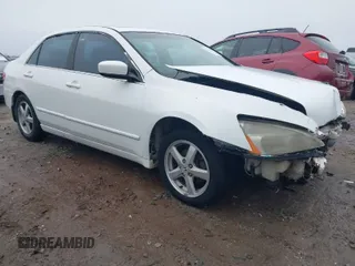 2005 Honda Accord EX z VIN 1HGCM56775A086140, wystawiony jako IAAI lot #41303901 z przebiegiem 243 003 mil mil oraz . Historia ofert i sprzedaży dostępna na DreamBid. Obrazek 1.