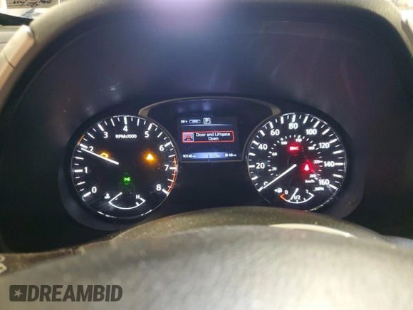 2017 Nissan Pathfinder SV with VIN 5N1DR2MM4HC695511, listed as a Copart auction lot 53692755 with 90,148 mi miles and Salvage title. Bid and sale history available at DreamBid. Image 9.