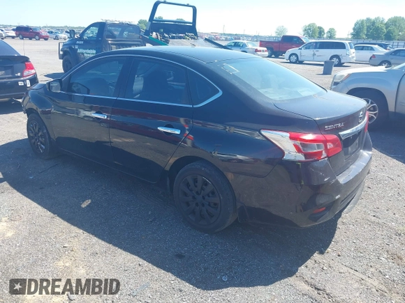 2017 Nissan Sentra S with VIN 3N1AB7AP7HY324263, listed as a IAAI auction lot 42197976 with 95,479 mi miles. Bid and sale history available at carsss.com. Image 3.