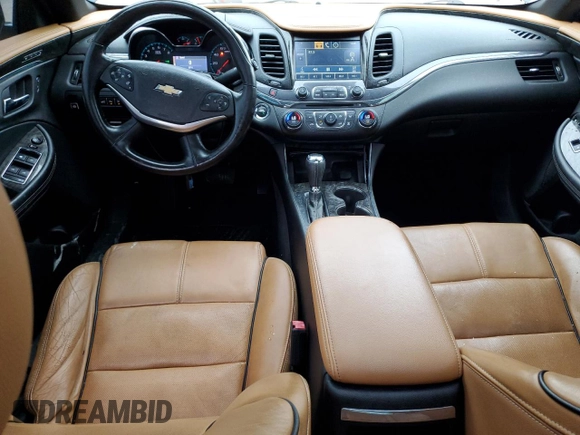 2014 Chevrolet Impala LTZ with VIN 1G1155S38EU145807, listed as a Copart auction lot 53116564 with 134,580 mi miles and Salvage Title. Bid and sale history available at DreamBid. Image 8.