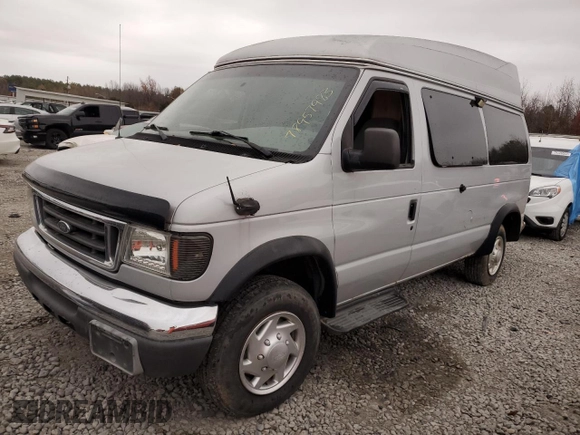 2007 Ford Econoline Passenger XL with VIN 1FBNE31L57DB32163, listed as a Copart auction lot 78957983 with 115,634 mi miles and Clean Title. Bid and sale history available at carsss.com. Image 1.