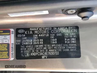 2014 Kia Sportage EX с VIN KNDPC3AC4E7630733, выставлен на аукционе Copart как лот 57499365 с пробегом 59 651 миль миль и Списание • Salvage title. История ставок и продаж доступна на DreamBid. Изображение 13.