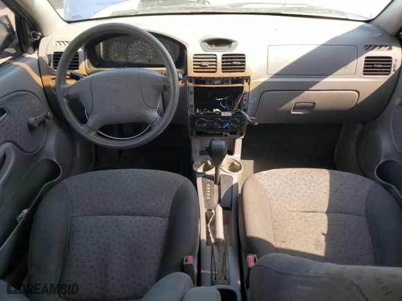 2005 Kia Rio with VIN KNADC125656397268, listed as a Copart auction lot 70216414 with 140,500 mi miles and Salvage Title. Bid and sale history available at carsss.com. Image 8.