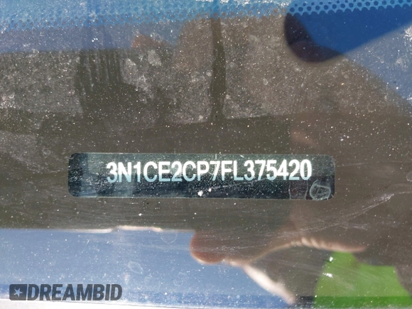 2015 Nissan Note SV with VIN 3N1CE2CP7FL375420, listed as a IAAI auction lot 41648943 with 84,974 mi miles and . Bid and sale history available at DreamBid. Image 9.