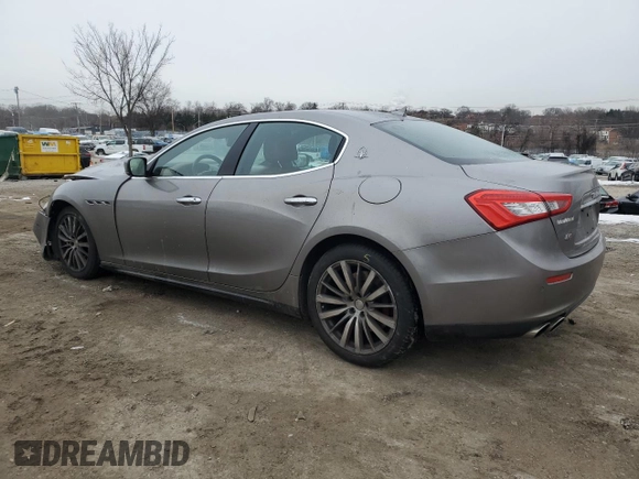 2016 Maserati Ghibli S Q4 with VIN ZAM57RTA5G1165956, listed as a Copart auction lot 88790285 with 64,002 mi miles and Salvage title. Bid and sale history available at DreamBid. Image 2.