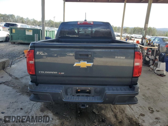 2020 Chevrolet Colorado 2WD Z71 with VIN 1GCGSDEN5L1158451, listed as a Copart auction lot 47039105 with 53,685 mi miles and Salvage title. Bid and sale history available at DreamBid. Image 6.