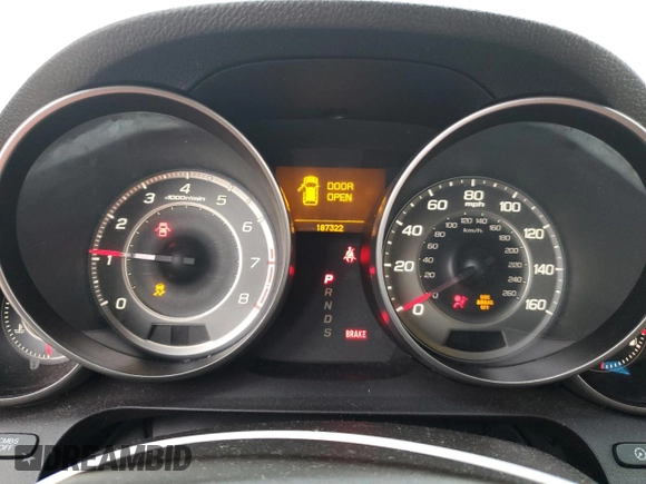2010 Acura MDX Advance with VIN 2HNYD2H53AH532983, listed as a Copart auction lot 45482585 with 187,322 mi miles and Salvage Title. Bid and sale history available at DreamBid. Image 9.