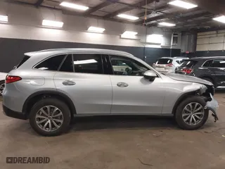 2025 Mercedes-Benz GLC with VIN W1NKM4HB5SF257609, listed as a IAAI auction lot 41680577 with 1,152 mi miles. Bid and sale history available at carsss.com. Image 14.