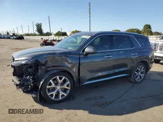 2022 Hyundai Palisade Limited z VIN KM8R54HE8NU460471, wystawiony jako Copart lot #42911695 z przebiegiem 63 950 mil mil oraz Szkoda całkowita • Salvage title. Historia ofert i sprzedaży dostępna na DreamBid. Obrazek 1.
