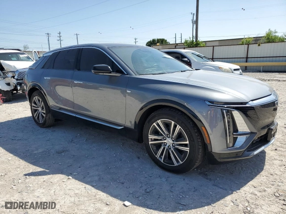 2023 Cadillac LYRIQ RWD Luxury with VIN 1GYKPMRK1PZ000637, listed as a Copart auction lot 54049234 with 16,471 mi miles. Bid and sale history available at carsss.com. Image 4.