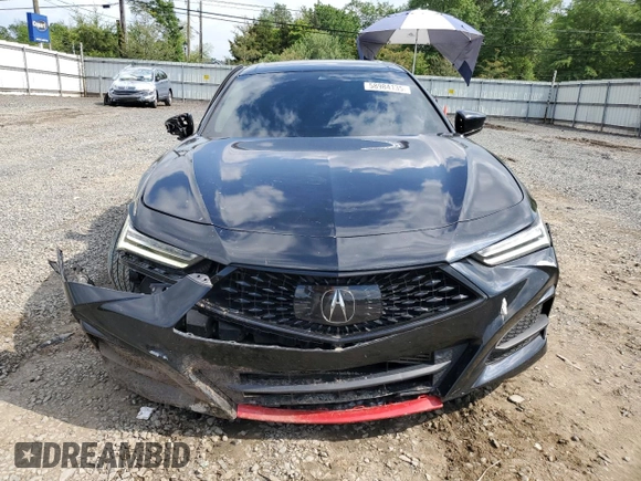 2021 Acura TLX Technology with VIN 19UUB5F45MA004310, listed as a Copart auction lot 58984135 with 39,113 mi miles and Non repairable. Bid and sale history available at DreamBid. Image 5.