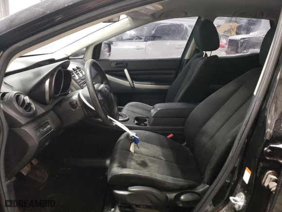2011 Mazda CX-7 i SV with VIN JM3ER2A59B0380645, listed as a Copart auction lot 45112205 with 187,332 mi miles and Salvage Title. Bid and sale history available at carsss.com. Image 7.