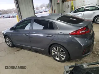2017 Hyundai Ioniq Limited with VIN KMHC85LC7HU020819, listed as a Copart auction lot 53632155 with 72,404 mi miles and Clean Title. Bid and sale history available at DreamBid. Image 2.