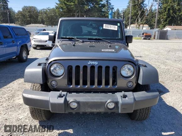 2018 Jeep Wrangler JK Unlimited Sport S with VIN 1C4HJWDG7JL929337, listed as a Copart auction lot 69376174 with 101,313 mi miles and Salvage Title. Bid and sale history available at carsss.com. Image 5.