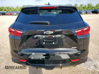 2022 Chevrolet Blazer RS with VIN 3GNKBERS0NS112129, listed as a Copart auction lot 61626575 with 27,600 mi miles and Salvage title. Bid and sale history available at DreamBid. Image 6.