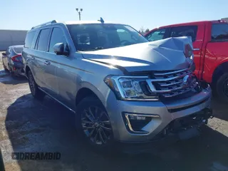 2021 Ford Expedition Max Limited with VIN 1FMJK2AT9MEA37801, listed as a IAAI auction lot 41752241 with 62,872 mi miles and . Bid and sale history available at DreamBid. Image 1.