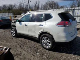 2016 Nissan Rogue SV with VIN 5N1AT2MV8GC881869, listed as a Copart auction lot 50707545 with 105,760 mi miles and Salvage Title. Bid and sale history available at carsss.com. Image 2.