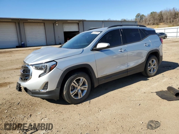 2020 GMC Terrain SLE with VIN 3GKALMEV6LL178210, listed as a Copart auction lot 89193585 with 75,623 mi miles and Salvage Title. Bid and sale history available at DreamBid. Image 1.