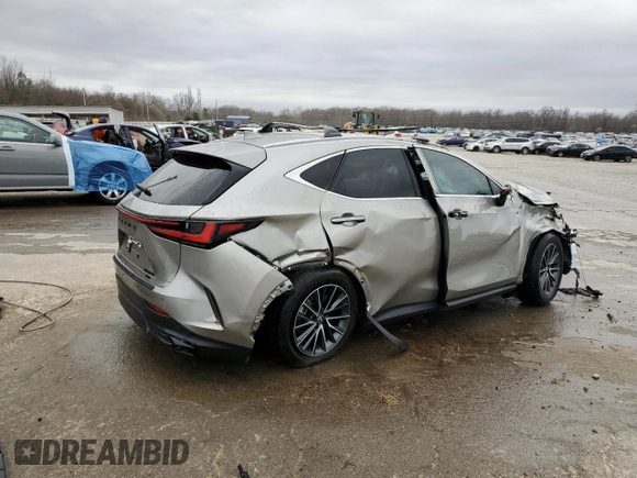 2025 Lexus NX 350h Premium with VIN 2T2GKCEZ1SC047415, listed as a Copart auction lot 48013825 with 697 mi miles and Non repairable. Bid and sale history available at DreamBid. Image 3.