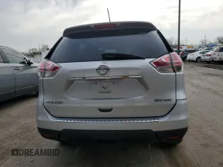 2015 Nissan Rogue SV with VIN KNMAT2MVXFP570343, listed as a Copart auction lot 53054755 with 190,035 mi miles and Clean Title. Bid and sale history available at carsss.com. Image 6.